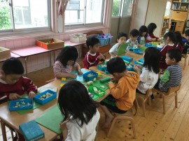 粘土遊び!!