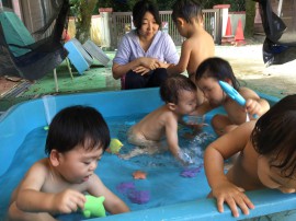 ☆ひよこ・りす組 水遊び☆